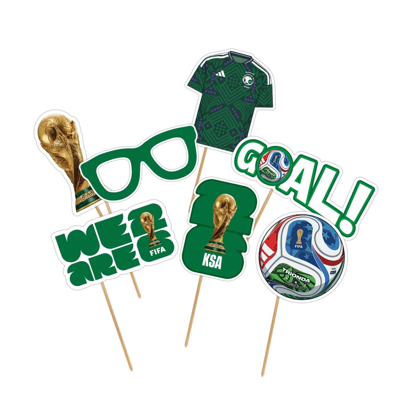 Saudi Arabia World Cup Photo Props