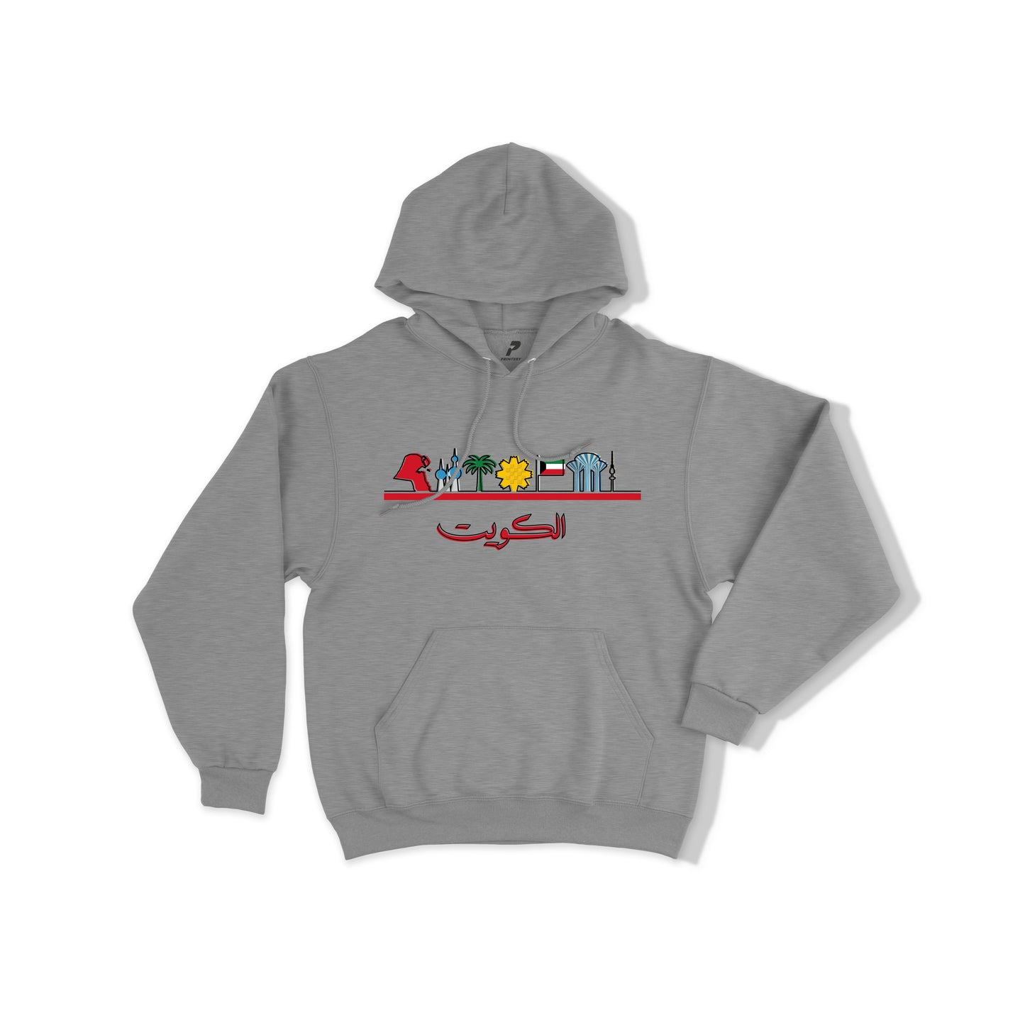 Kuwait Hoodie 14 خط أحمر