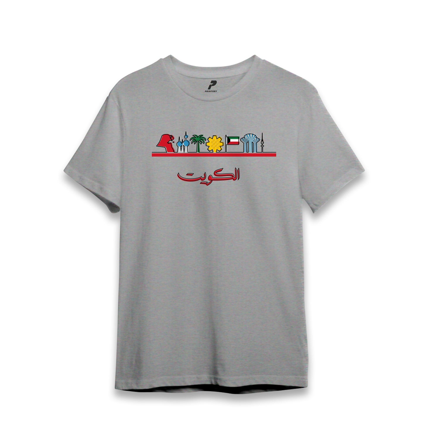 Kuwait T-Shirt 14 خط أحمر