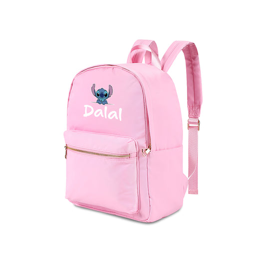 Pink School Backpack 2025 - Stitch