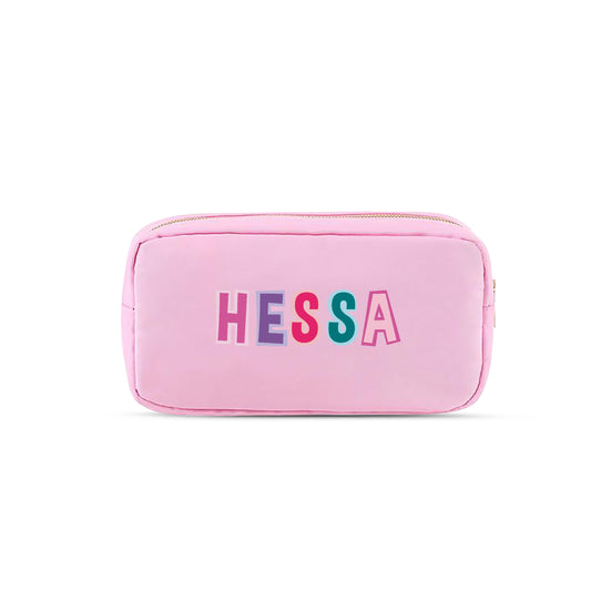 Pink School Pouches 2025 - Letter Design