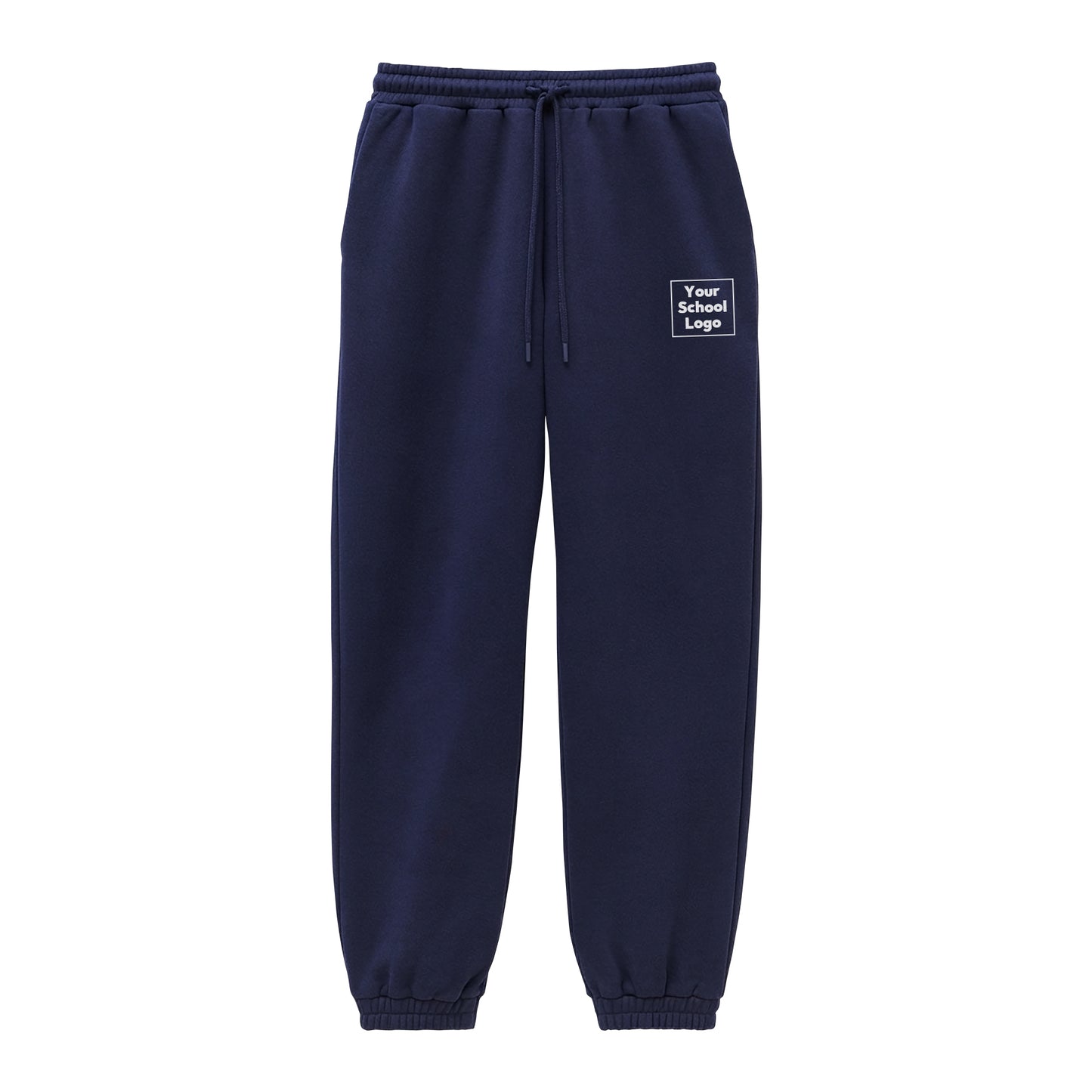 School Logo Navy Sweatpants