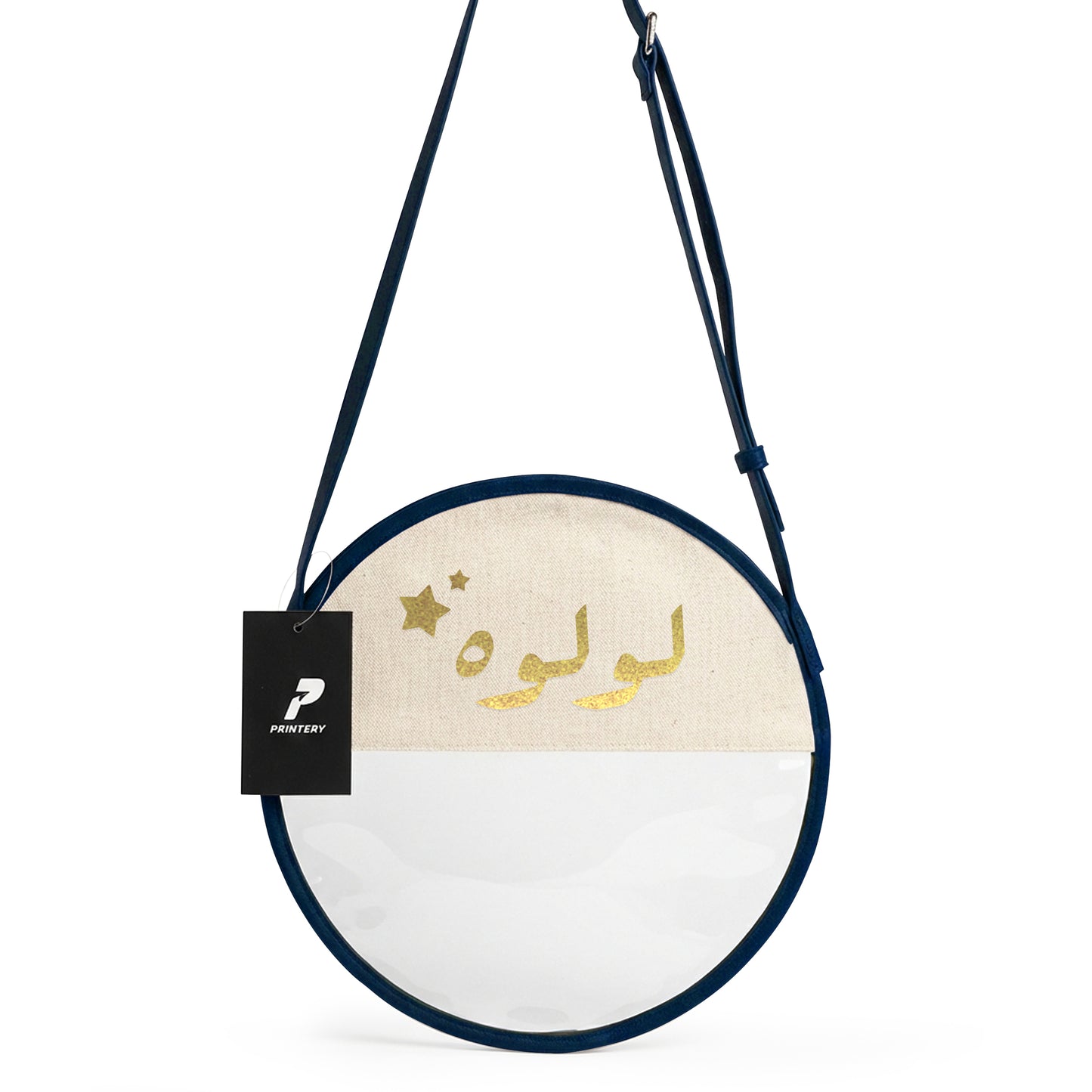 Gergean Leather Round Cross Bag RD13 - Golden