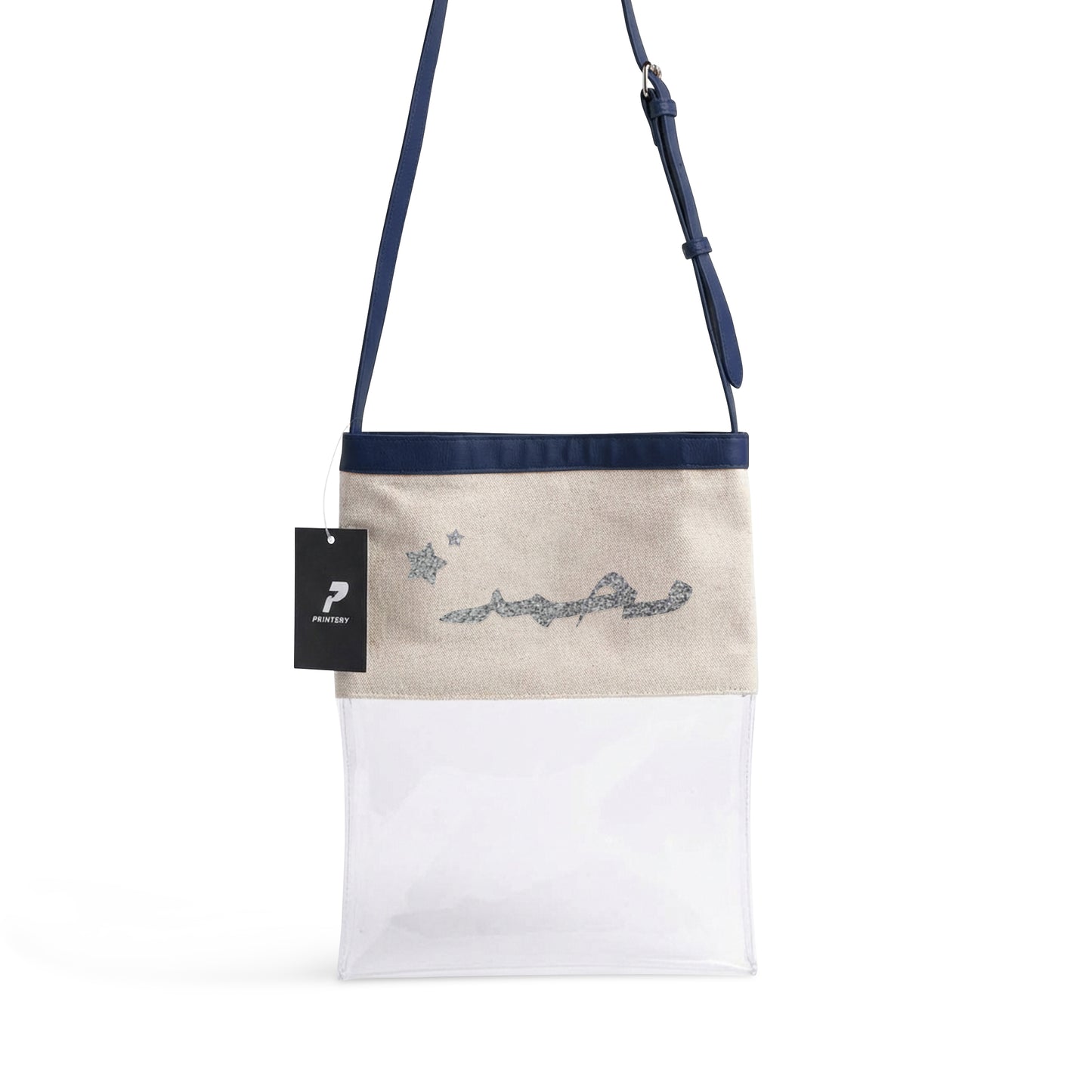 Gergean Leather Rectangle Cross Bag RD13 - Silver