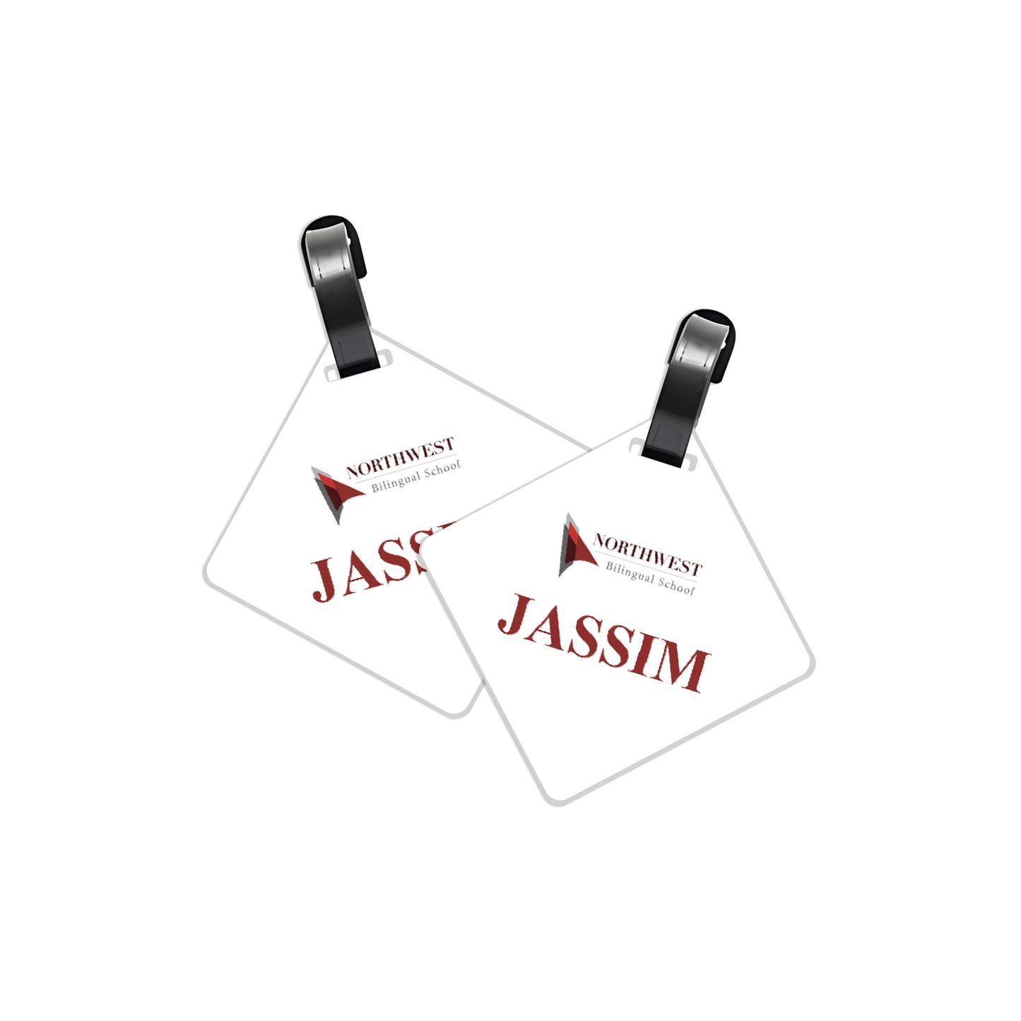 Northwest Bilingual School Logo Tags
