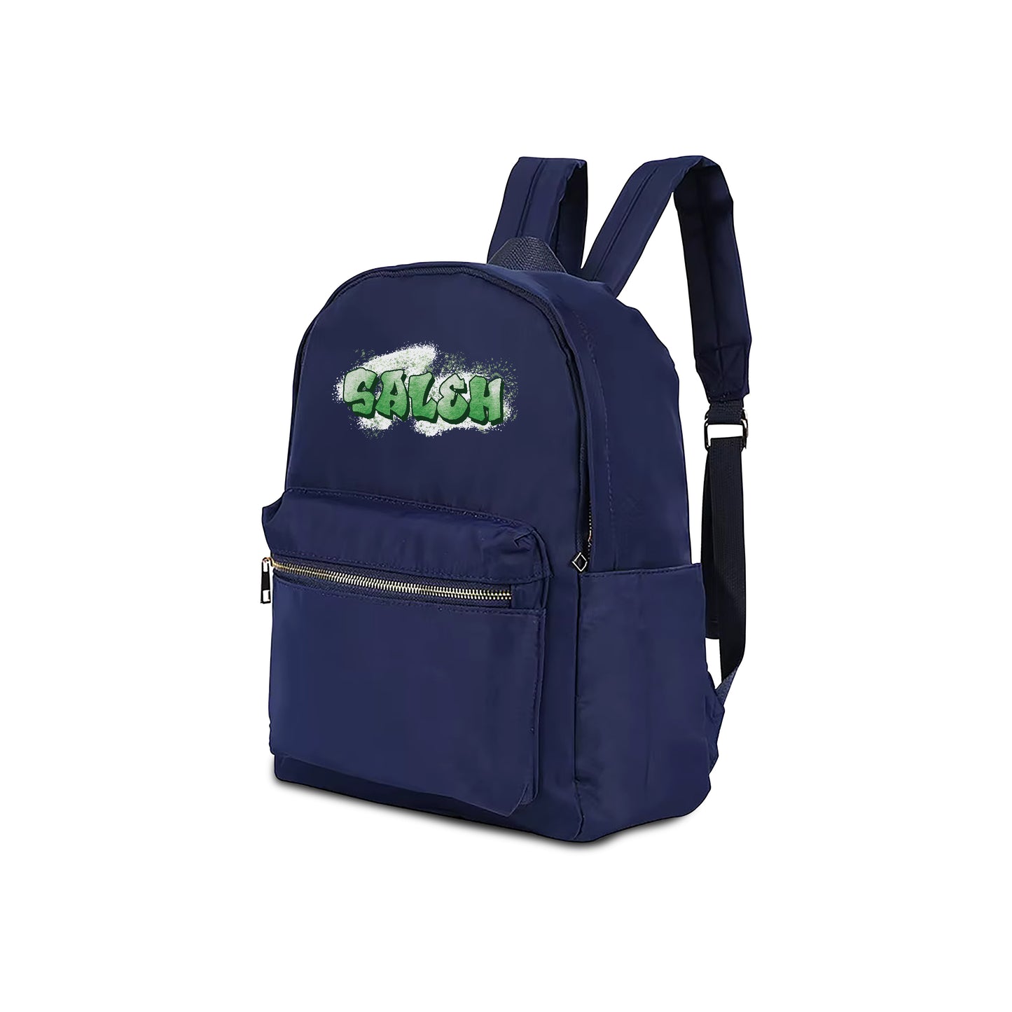 Navy Blue School Backpack 2025 - Graffiti