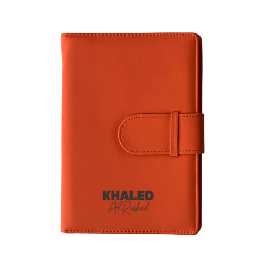 Leather Engraved Notebook D01