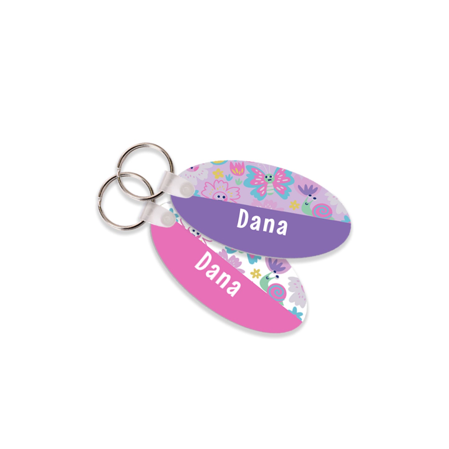 School Tags D119 - Butterfly