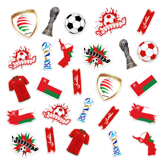 Oman Khaleeji Football Sticker Pack