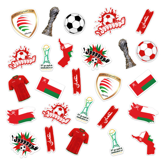Oman Khaleeji Football Sticker Pack