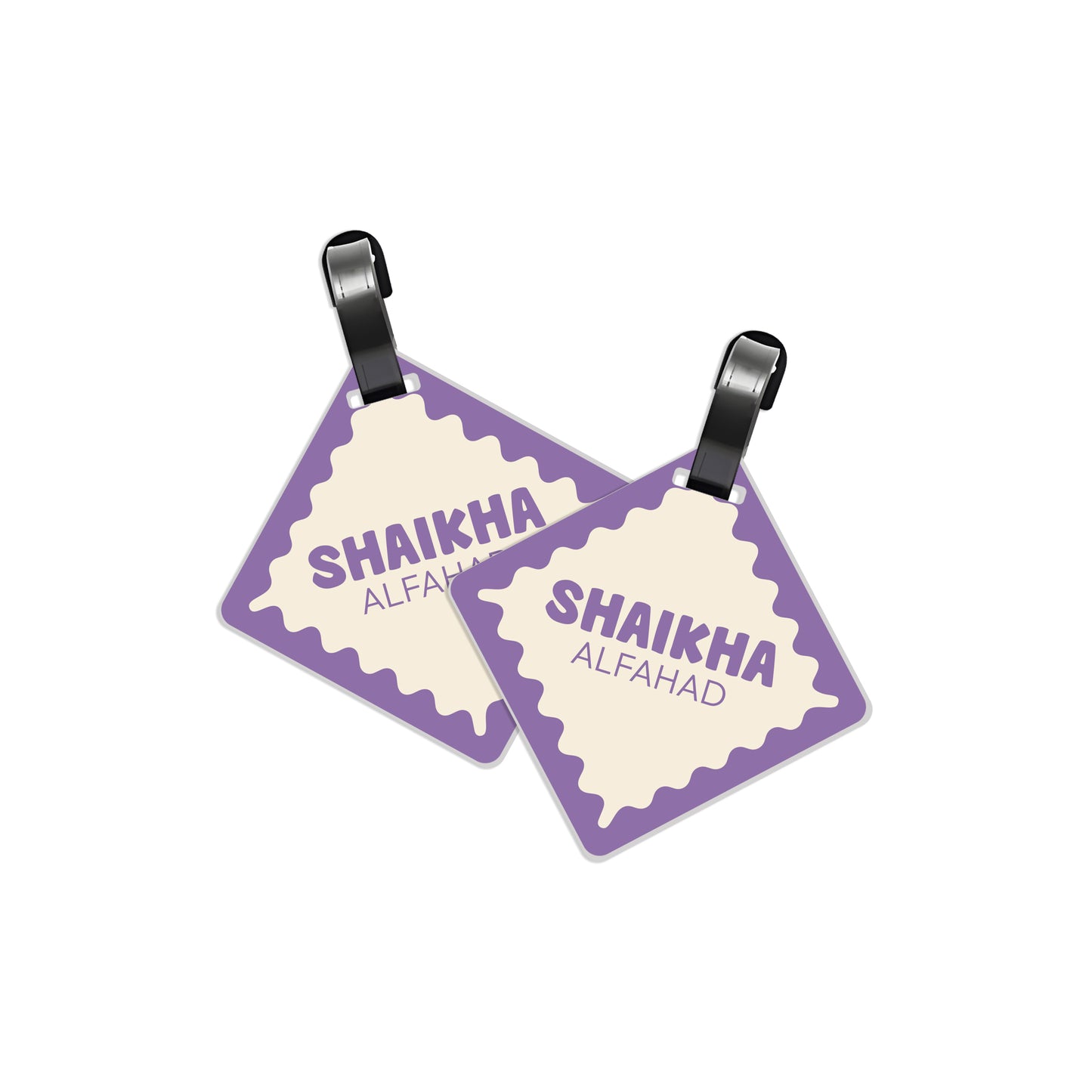 School Tags D170 - Purple