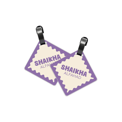 School Tags D170 - Purple