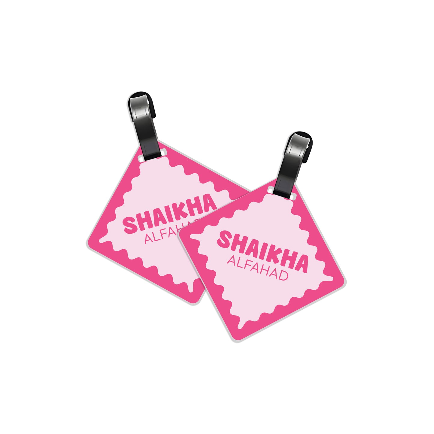 School Tags D170 - Pink