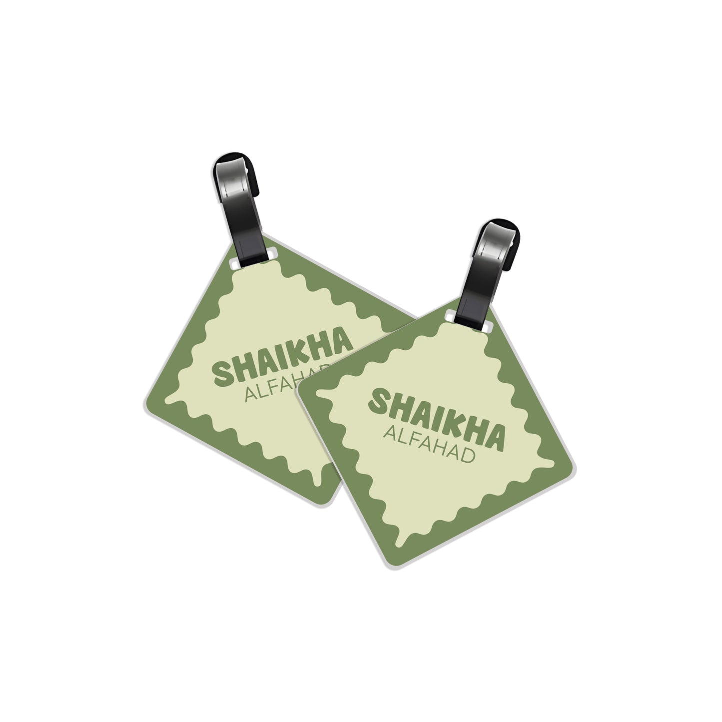 School Tags D170 - Green