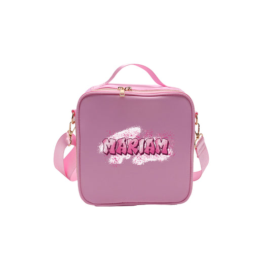 Pink School Lunch bag 2025 - Graffiti
