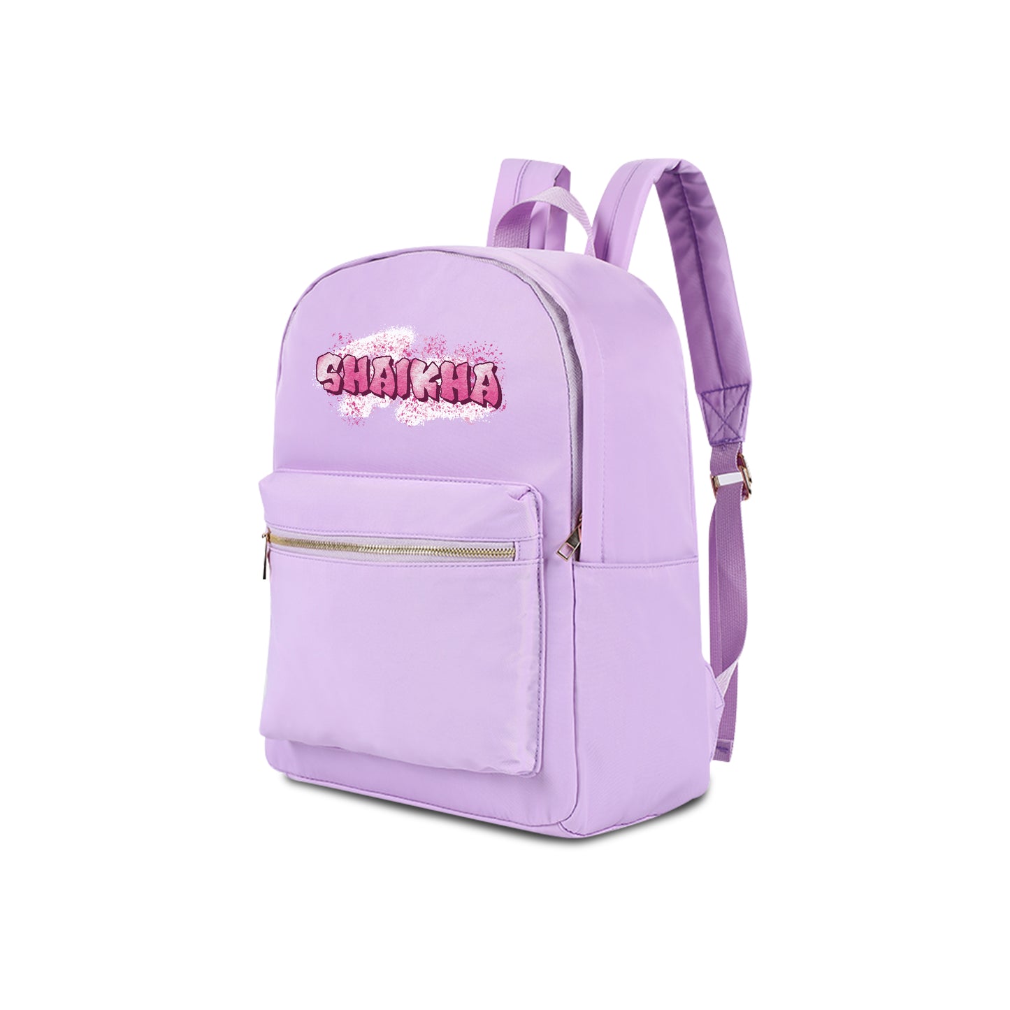 Purple School Backpack 2025 - Graffiti