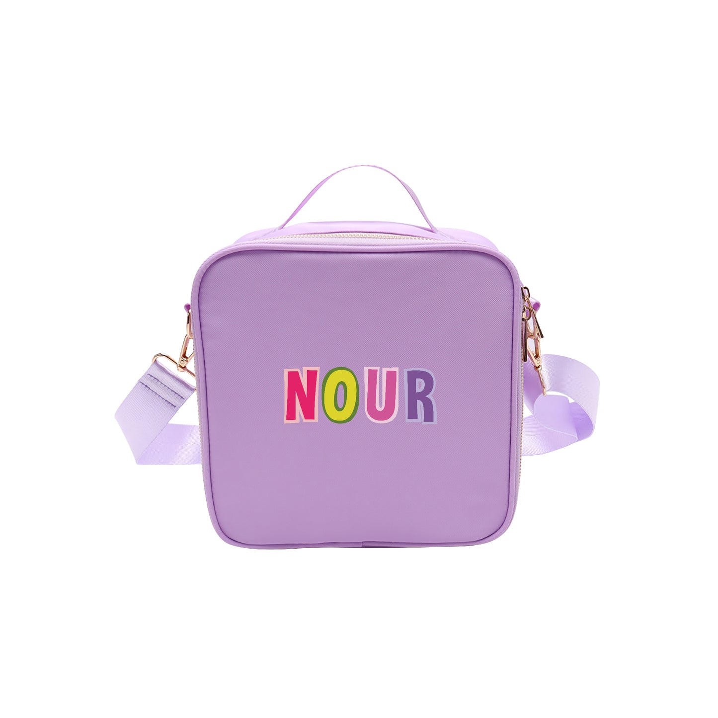 Purple School Lunch bag 2025 - Letter Design