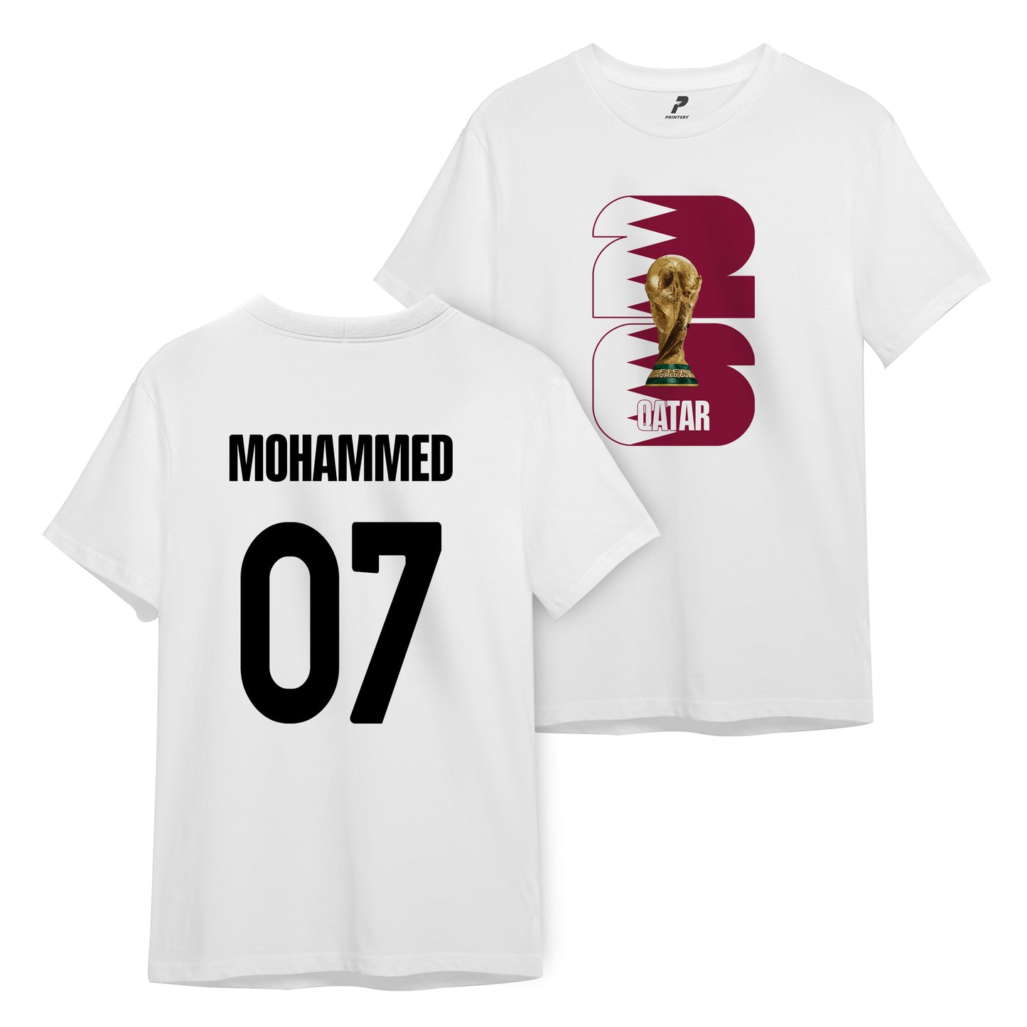 Qatar Customized T-Shirt WCD02