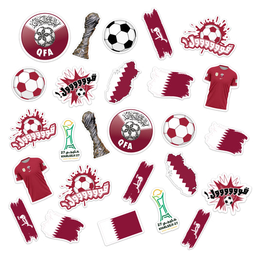 Qatar Khaleeji Football Sticker Pack