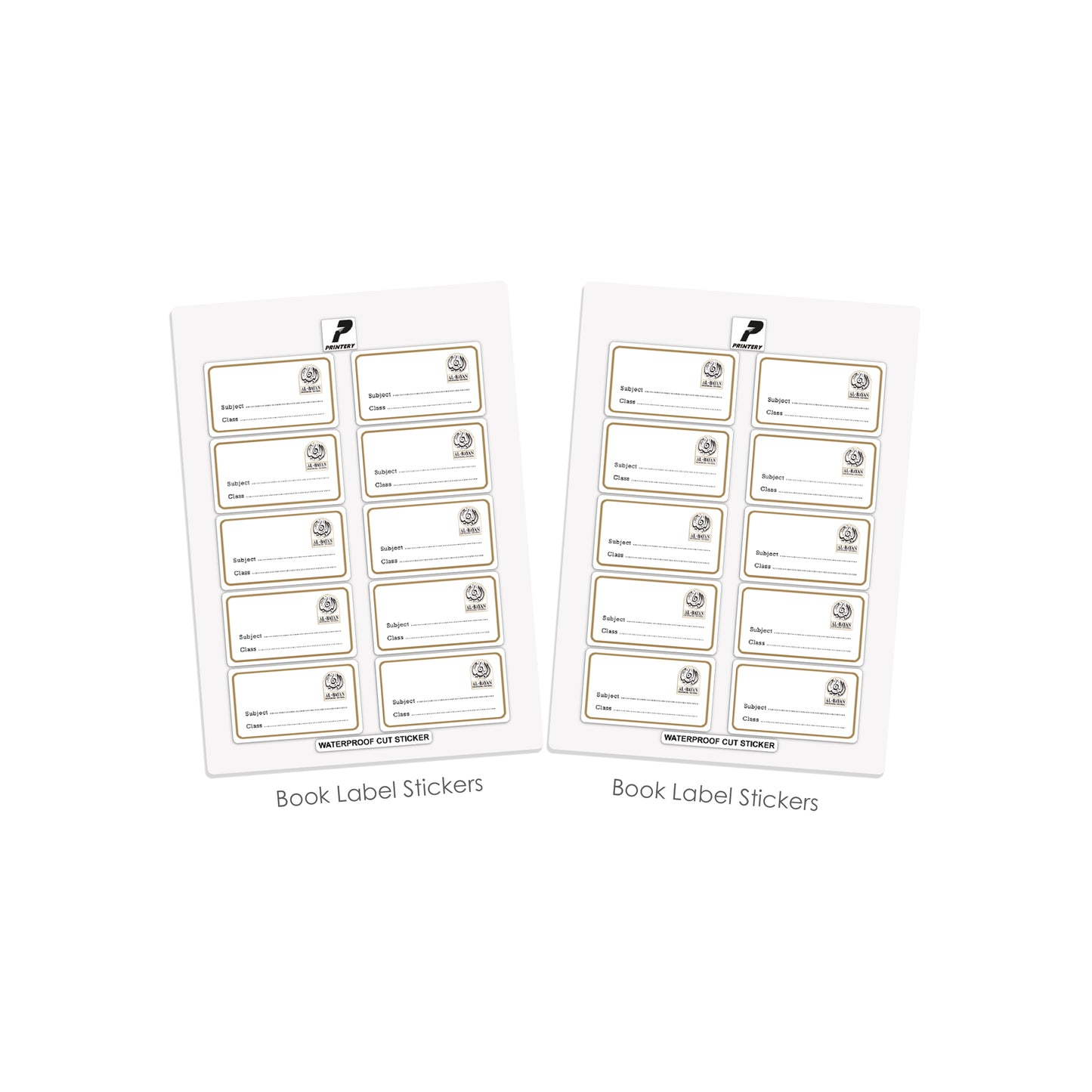 BBS Ready To Buy School Labels