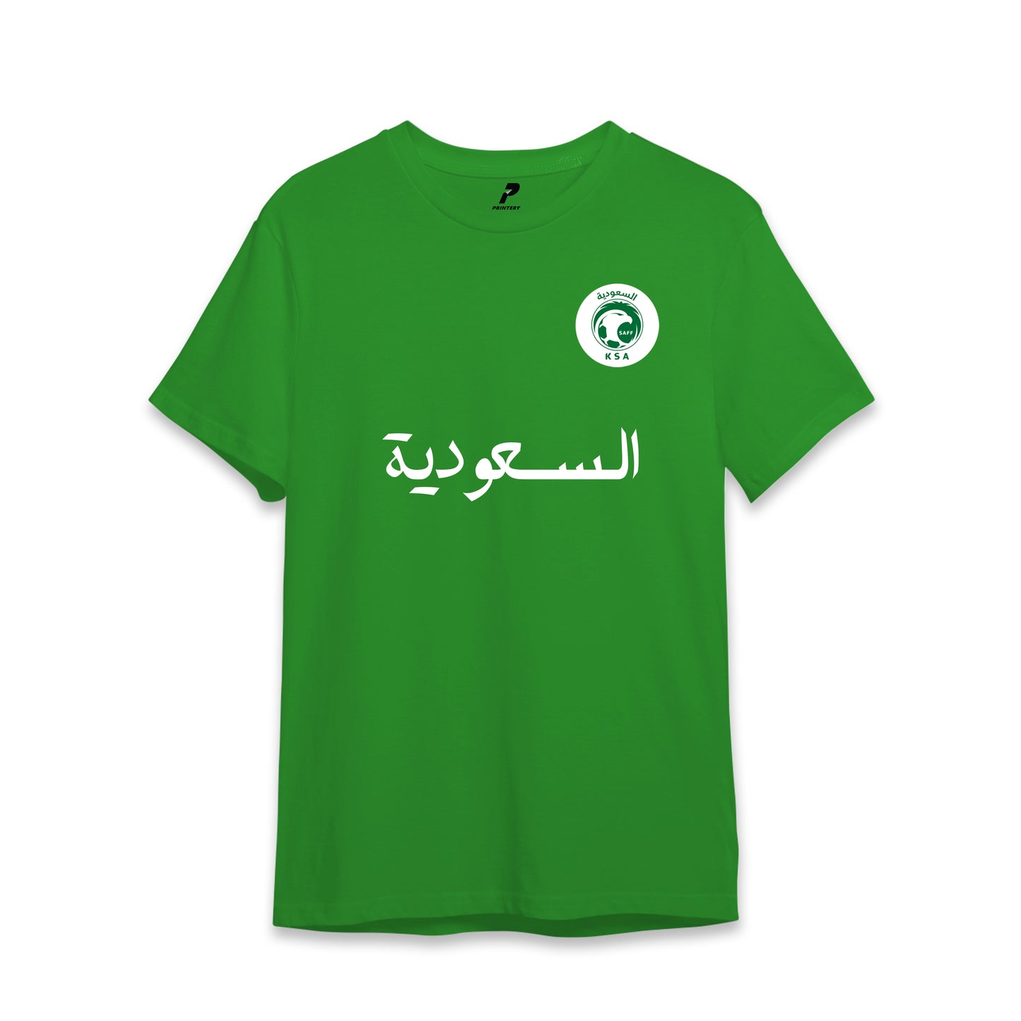 Saudi Khaleeji Football Green T-Shirt 01