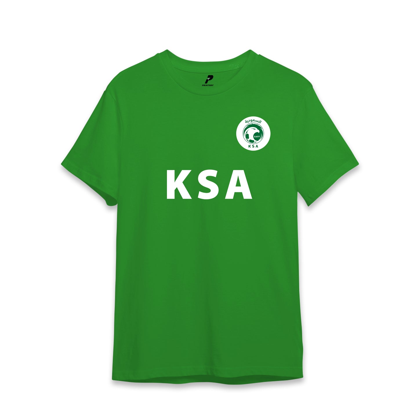 Saudi Khaleeji Football Green T-Shirt 01