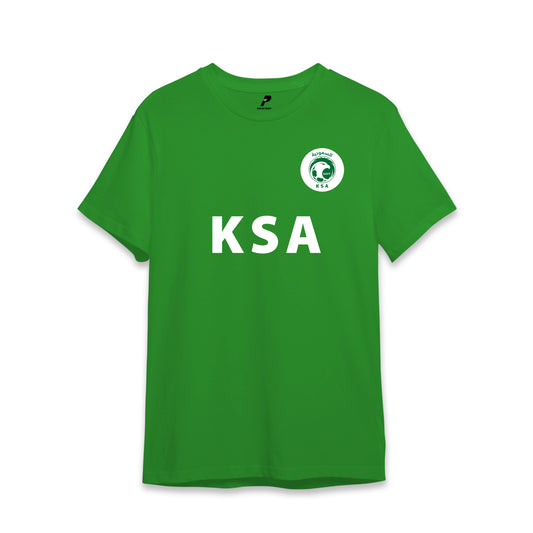 Saudi Khaleeji Football Green T-Shirt 01