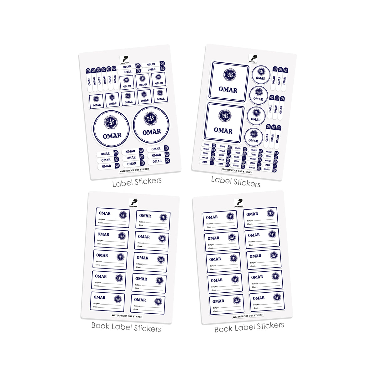 UAS Customized School Labels