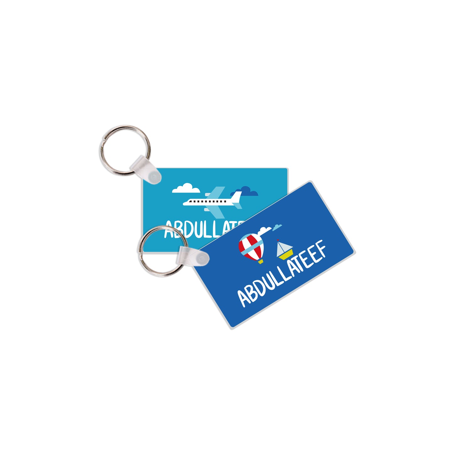 School Tags D083 - Cars & Airplane