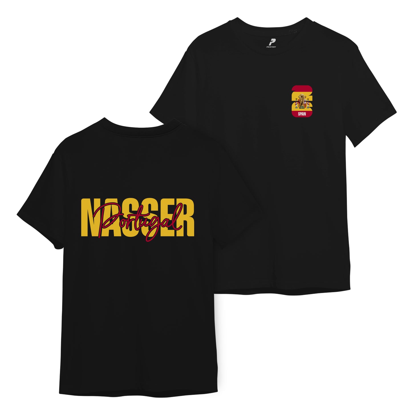 Spain Customized T-Shirt WCD01