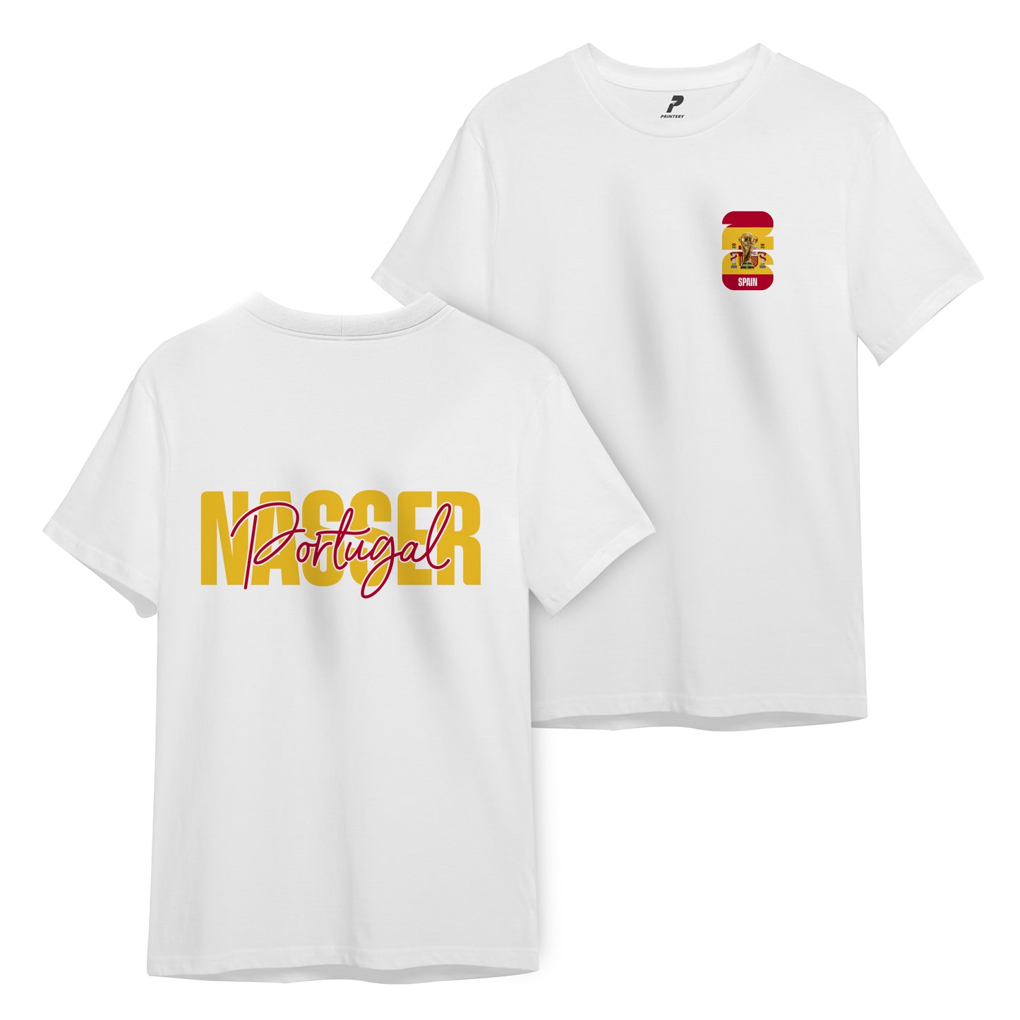 Spain Customized T-Shirt WCD01