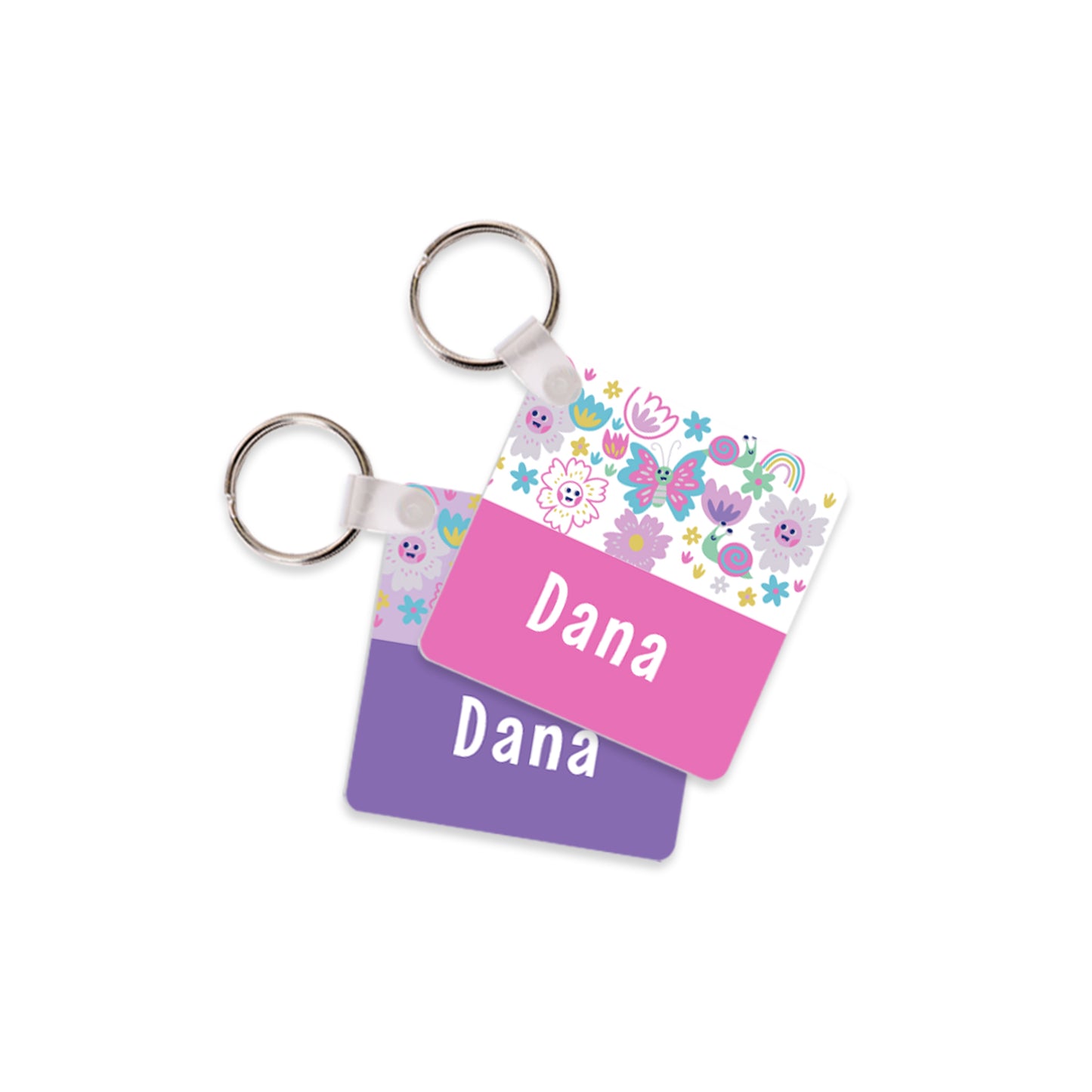 School Tags D119 - Butterfly