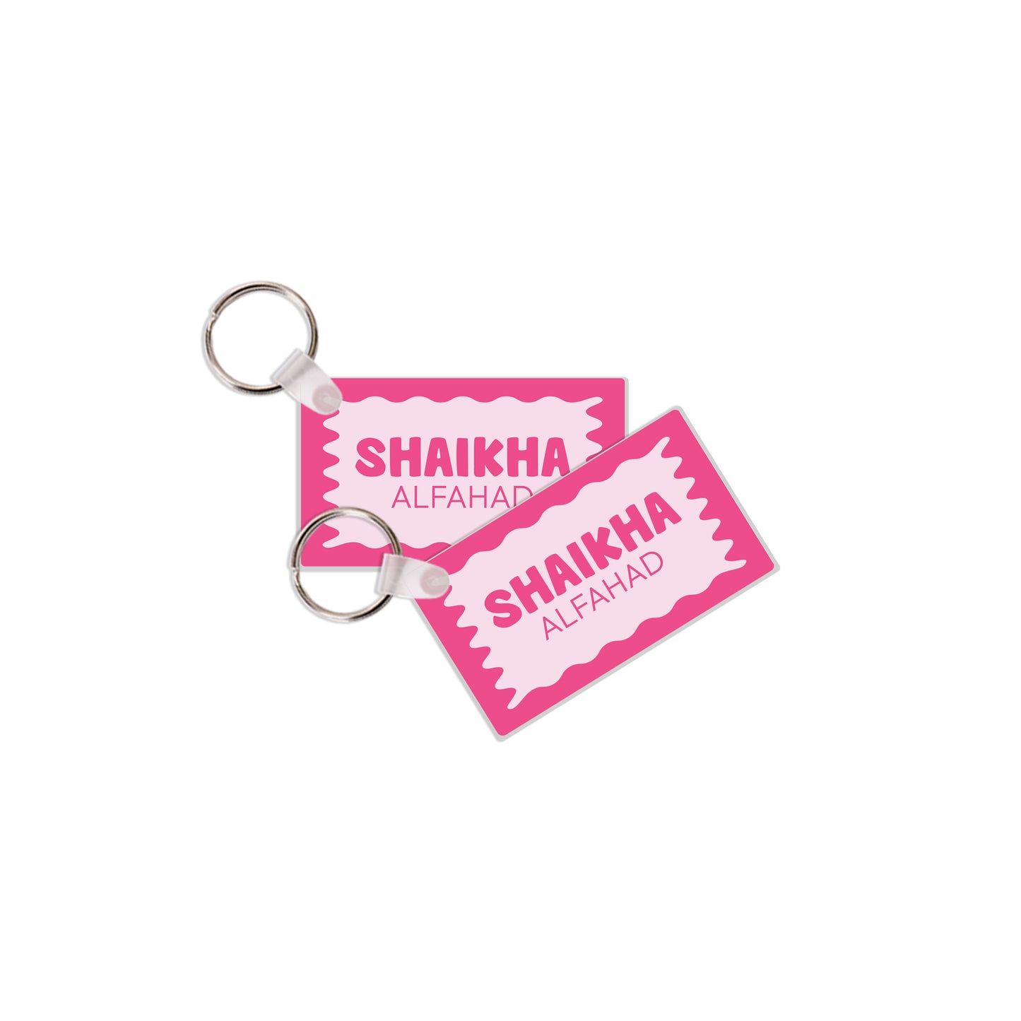 School Tags D170 - Pink