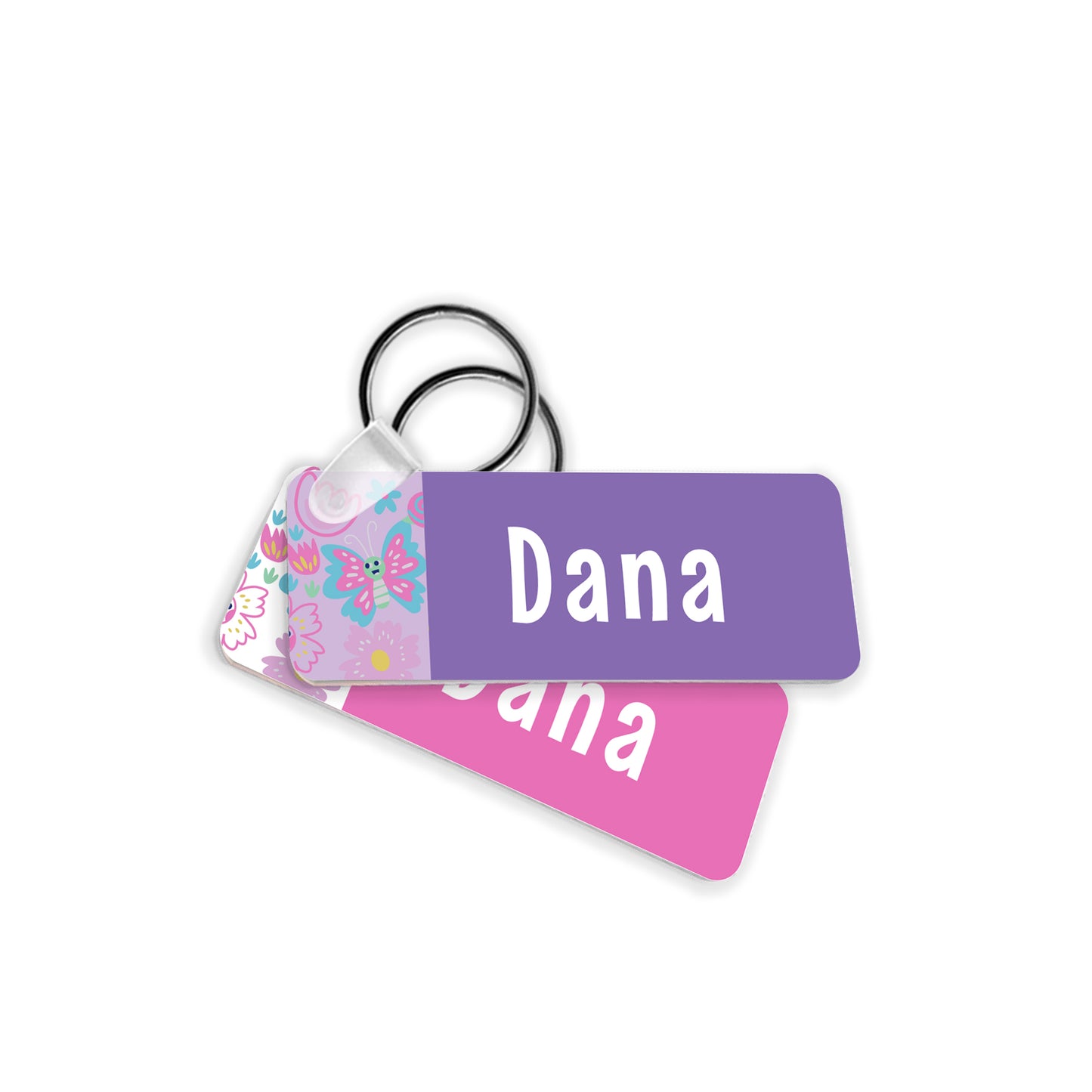 School Tags D119 - Butterfly