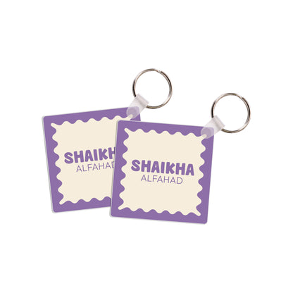 School Tags D170 - Purple