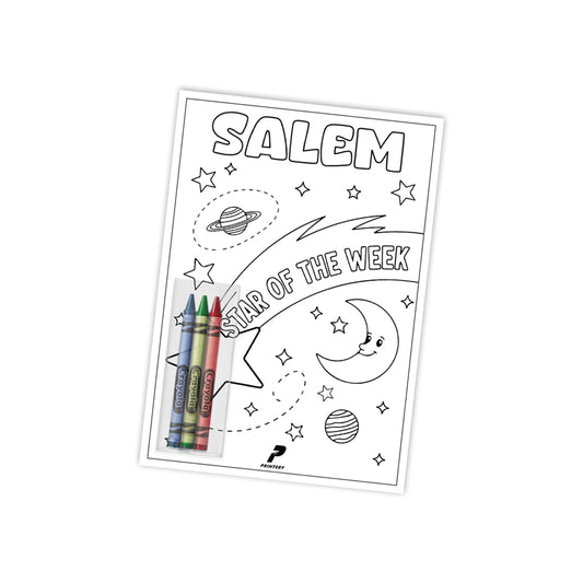 Star of the Week Coloring Giveaway Card 02