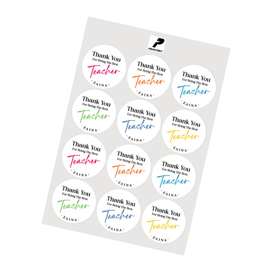 Teachers Day Stickers / Cards TD03