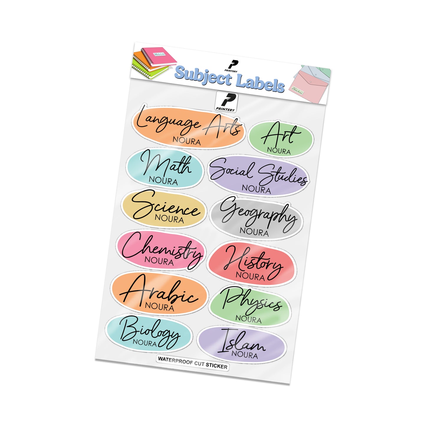School Subject Labels 03