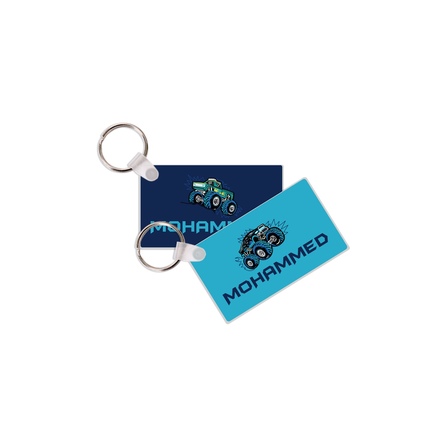 School Tags D111 - Monster Truck