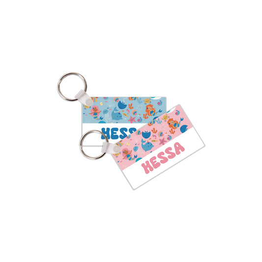 School Tags D113 - Whales and Mermaids