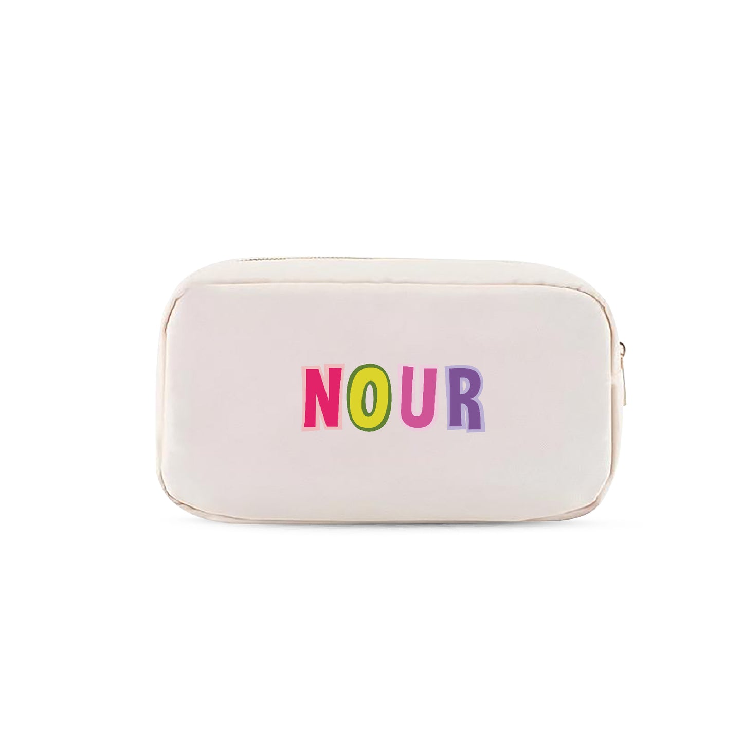 Nude Color School Pouches 2025 - Letter Design