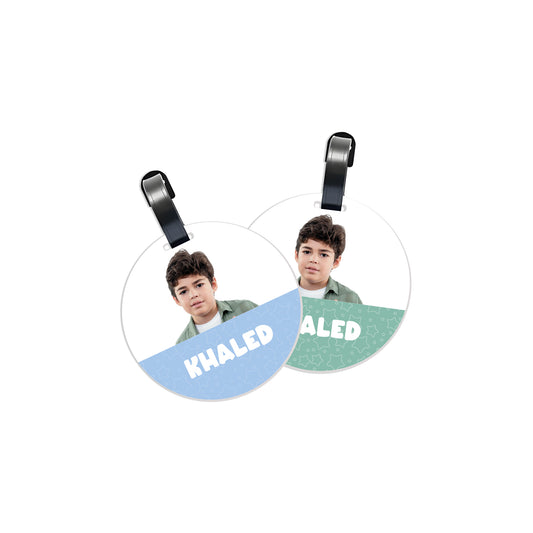School Tags D134 - Boy Photo Theme