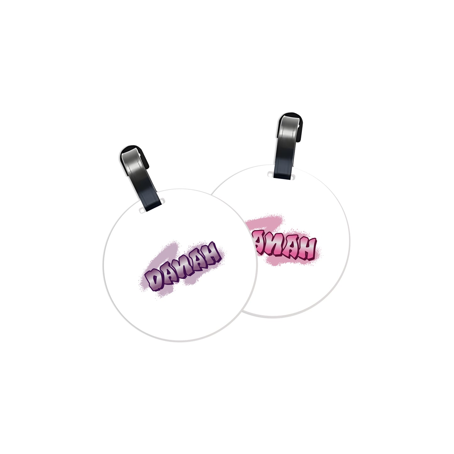School Tags D142 - Graffiti Girl