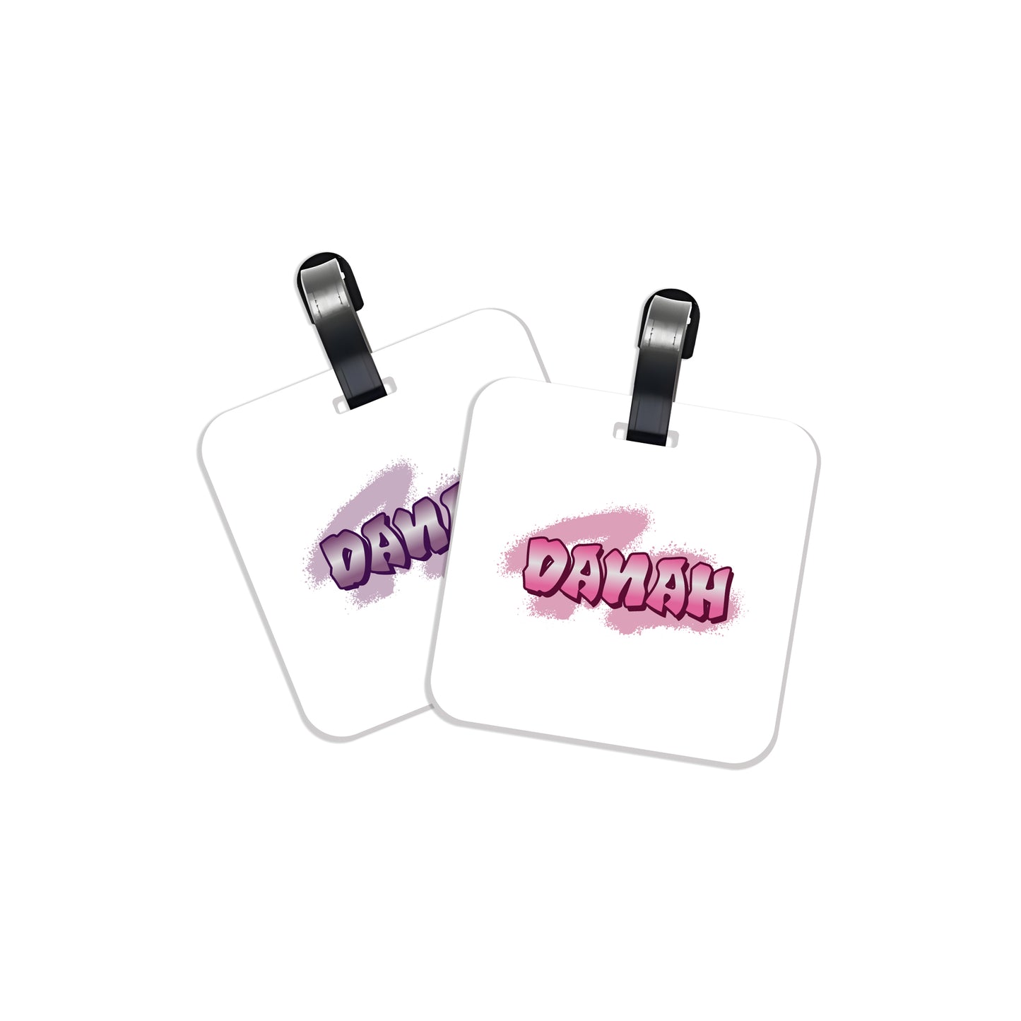 School Tags D142 - Graffiti Girl