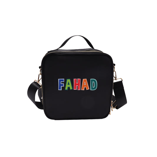 Black Color School Lunch bag 2025 - Letter Design