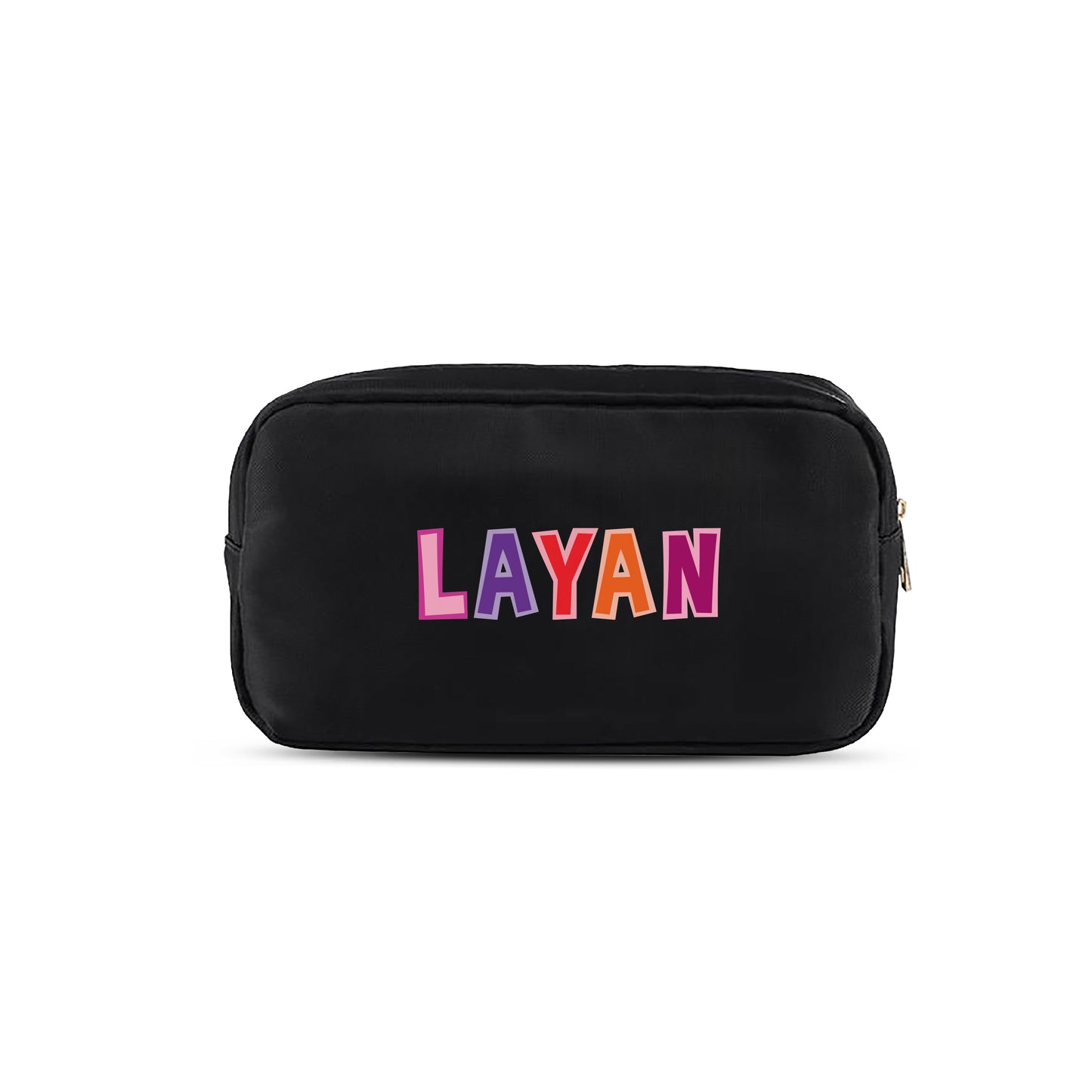 Black School Pouches 2025 - Letter Design