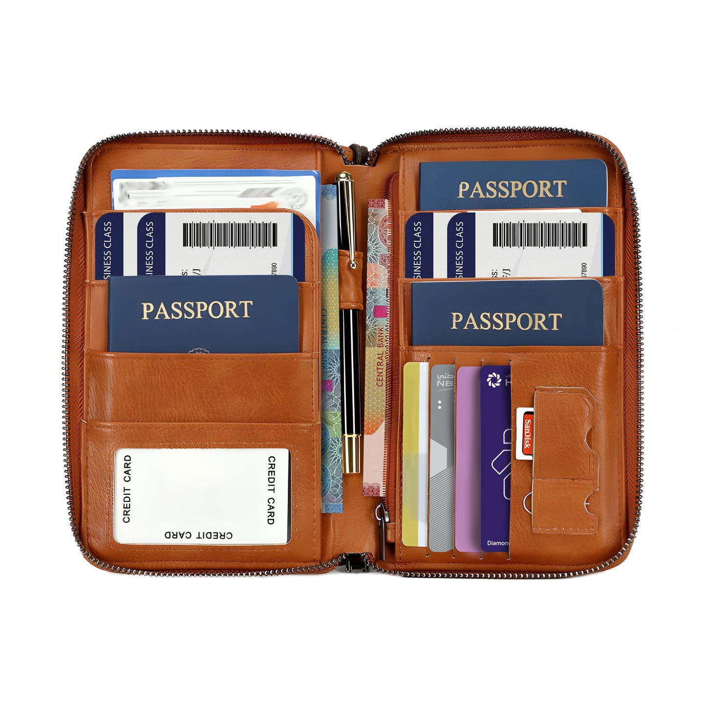 Brown Passport Holder 01