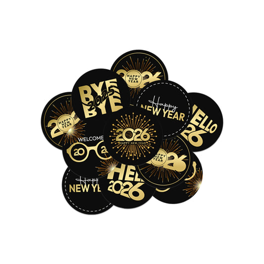 New Year 2026 Stickers - English