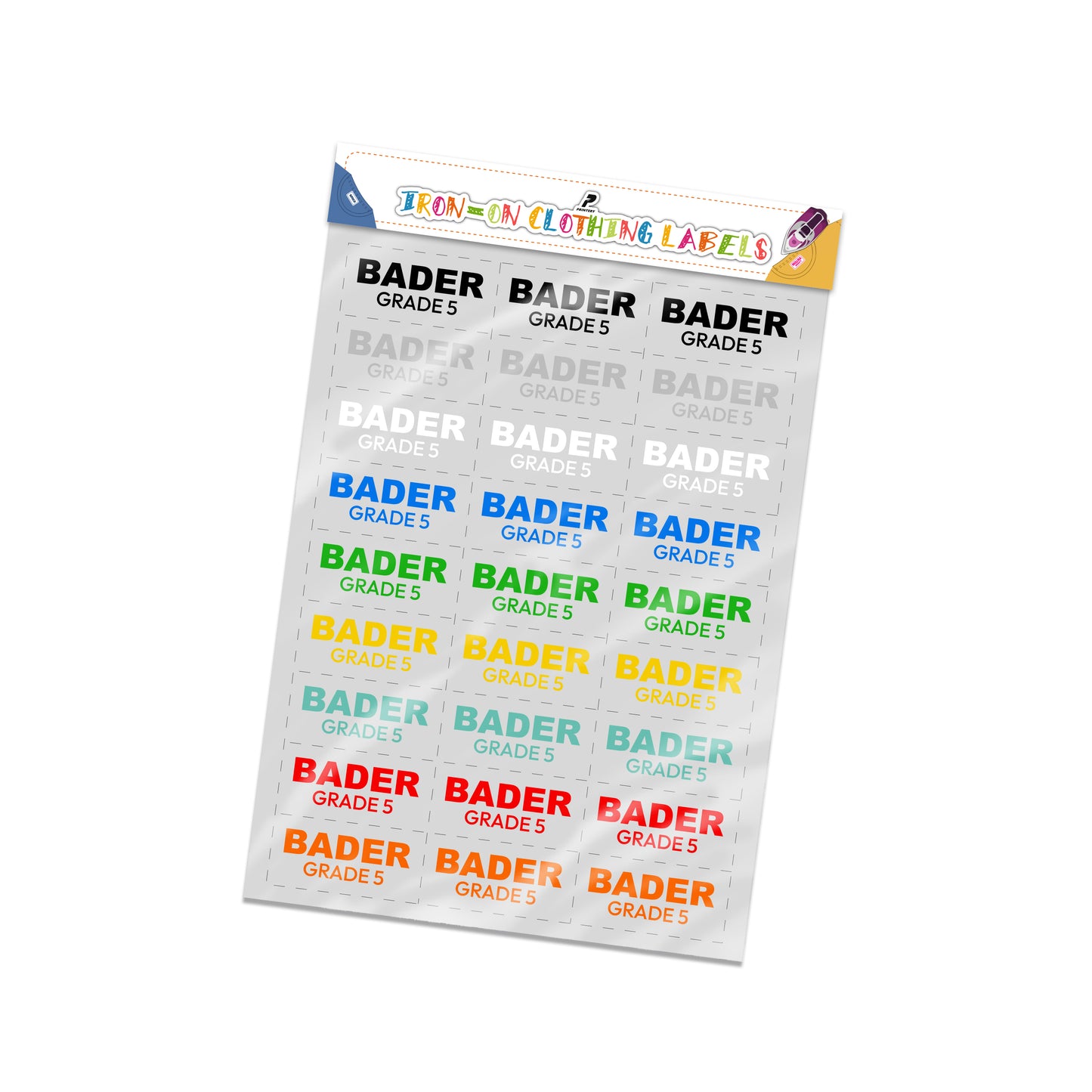 Iron-On Labels 01
