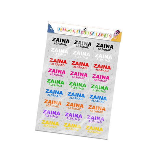 Iron-On Labels 01